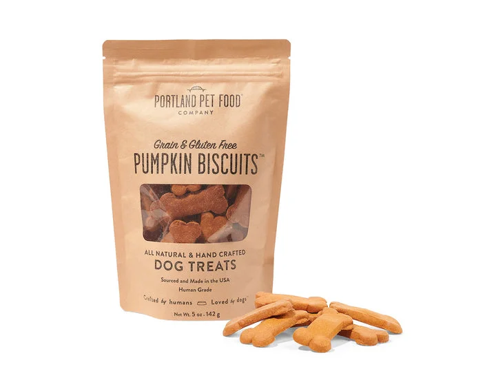 Grain & Gluten-Free Pumpkin Biscuits Dog Treats - 5oz