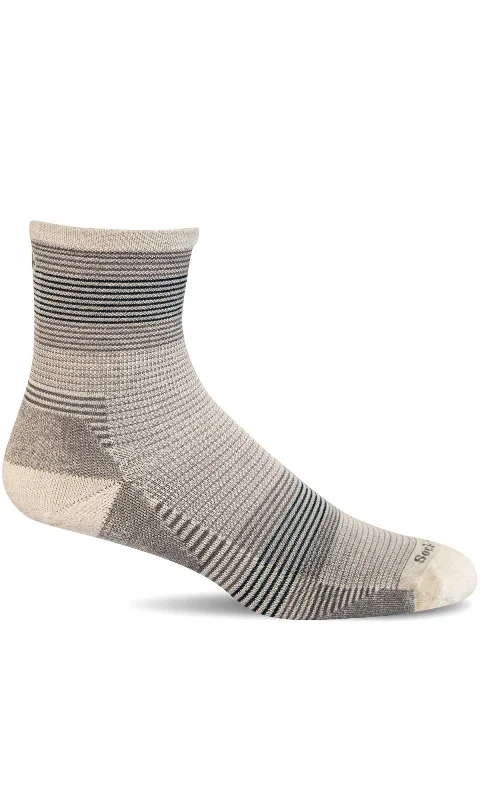 Hiking Socks for out-and-back hikes-Men's Cadence 3/4 Crew Sock - Natural