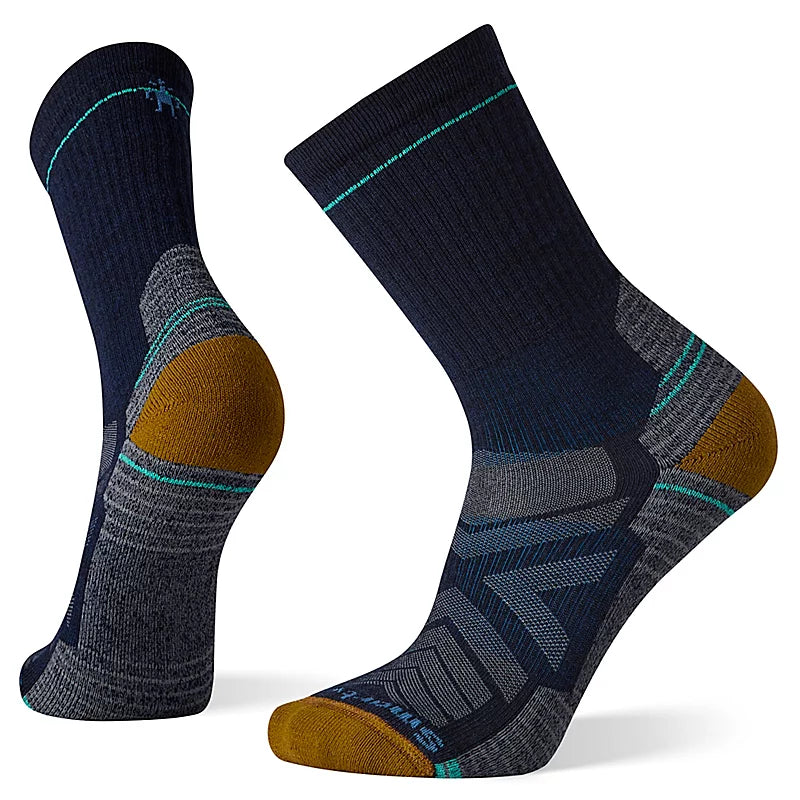 Hiking Socks for lake trails-SMARTWOOL Men's/Unisex Hike Light Cushion Crew Socks