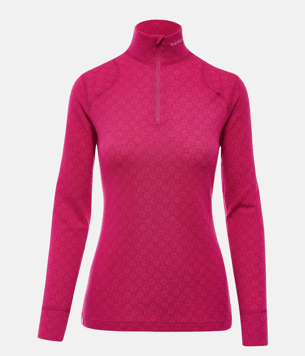 Hiking shirt kids peak-Women’s Merino Xtreme Thermal 1/2 Zip LS Shirt Pink