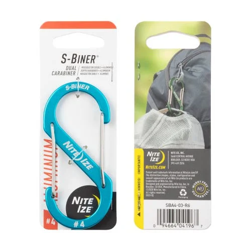 S-biner Dual Carabiner Aluminum #4 - Blue