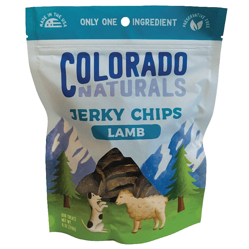 Colorado Naturals Lamb Jerky Chip Dog Treats - 6oz.