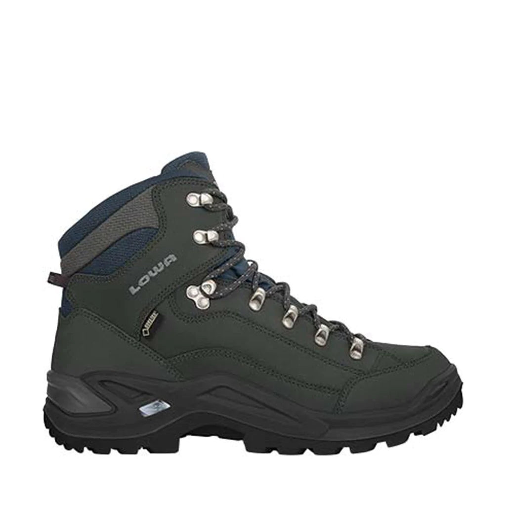 Outdoor Shoes with trekking poles-LOWA Men's Renegade Gore-tex® Mid Boot WIDE