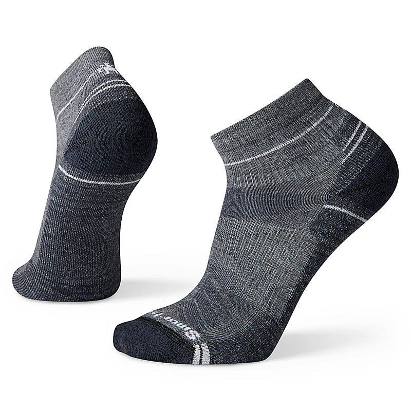 Hiking Socks for summit trails-SMARTWOOL Mens/Unisex Hike Light Cushion Low Ankle Height Socks Large