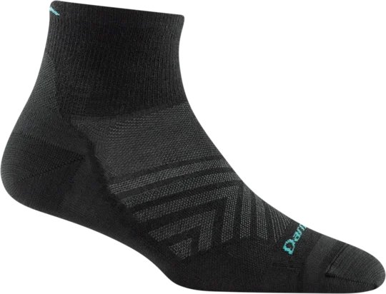 Hiking Socks for grassy walks-Darn Tough - 1/4 Run Socks - Women's