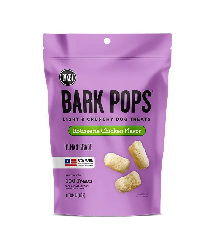 Bark Pops for Dogs - Rotisserie Chicken Recipe - 4oz