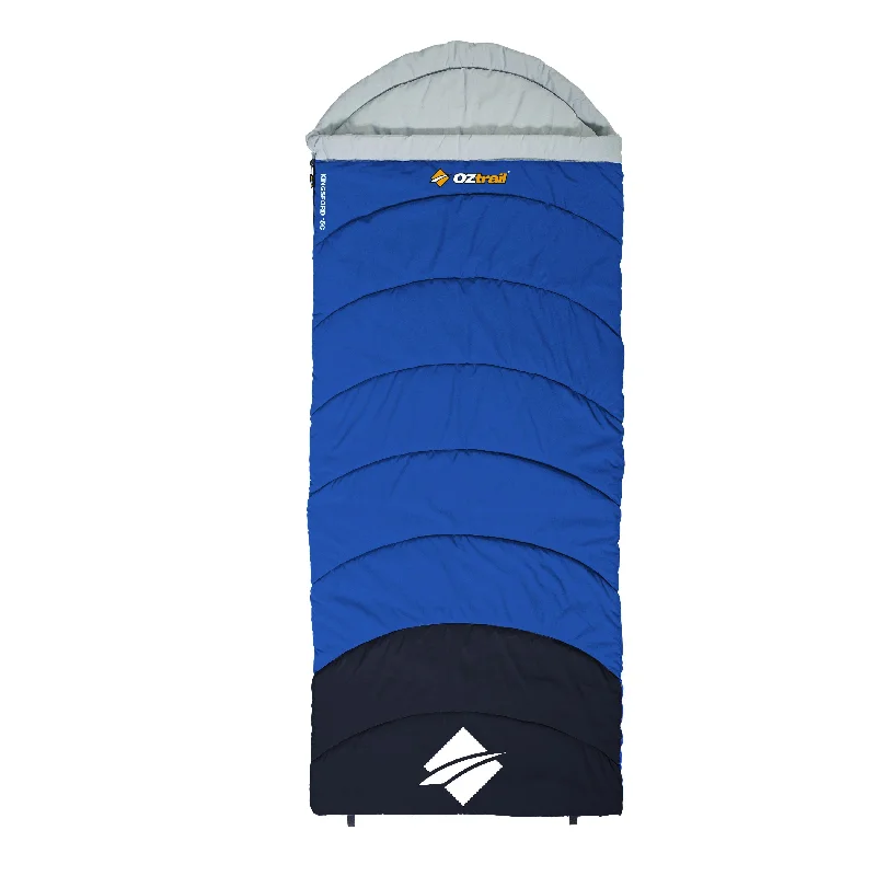 Climbing Bags for steep trails-Oztrail Kingsford Adult Sleeping Bag +5 Degree