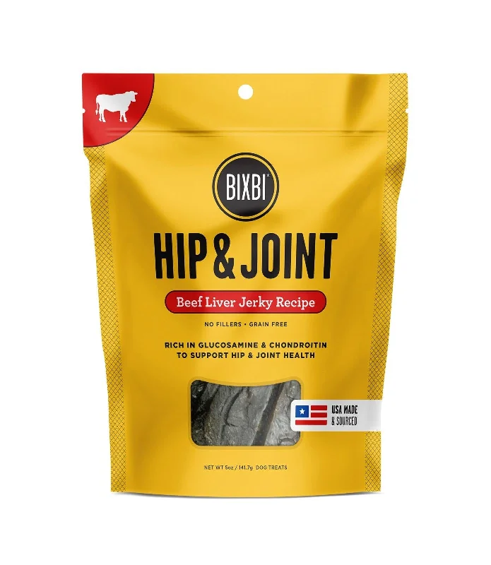 Hip & Joint Jerky Treats for Dogs - Beef Liver Recipe - 5oz / 12oz