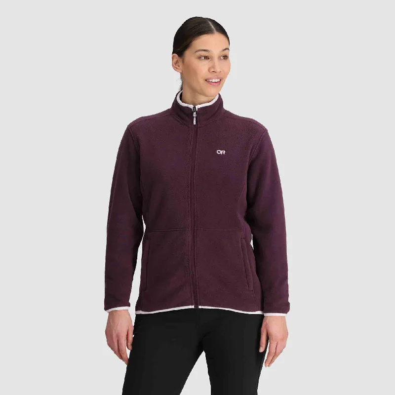 Hiking Jackets for Grey Tones-Womens Polartec 200 Fleece Jacket