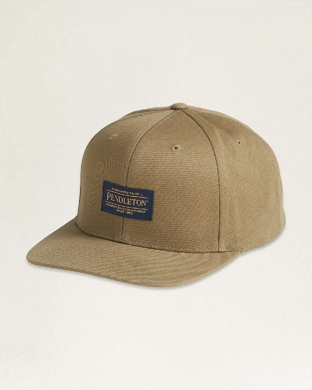 Logo Flat Brim Hat