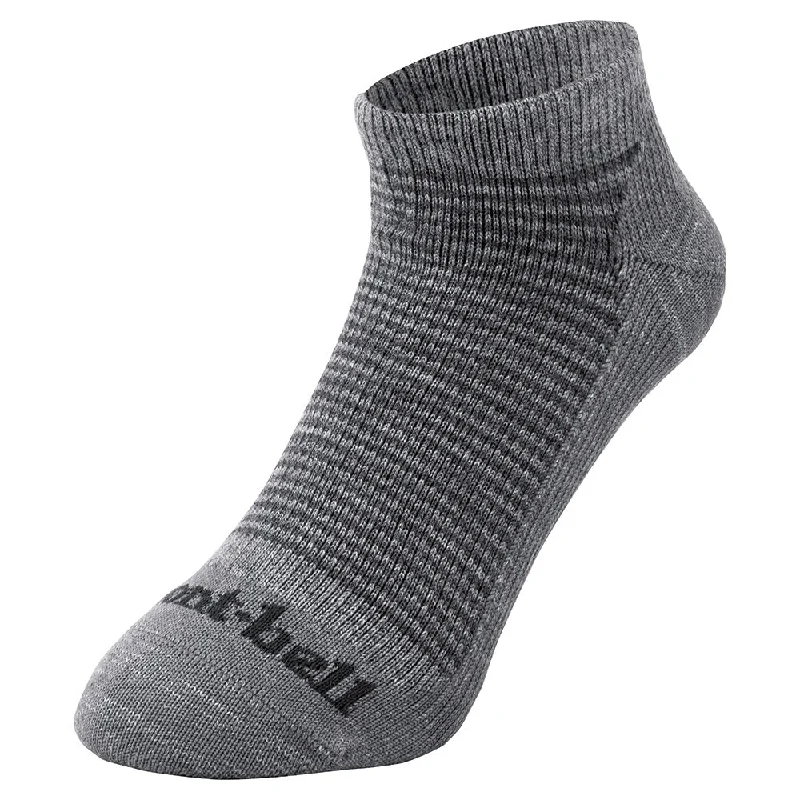 Hiking Socks for icy hikes-Montbell Merino Wool Travel Ankle Socks