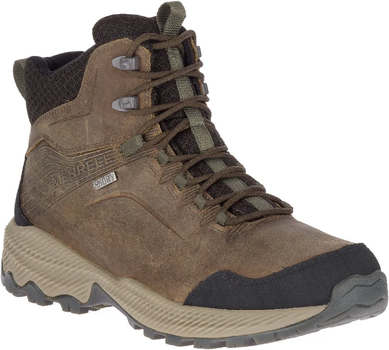 Outdoor Shoes for fitness buffs-Merrell Mens Forestbound Mid Waterproof Hiking Boot