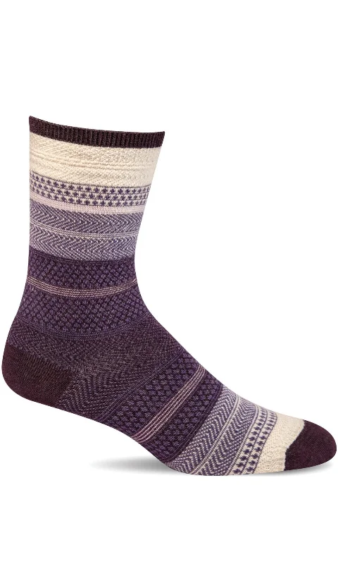 Hiking Socks for ankle support-Women's Jasmin Sock - Blackberry