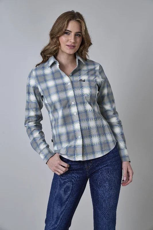 Ladies Coolmax Hays Plaid - Matcha