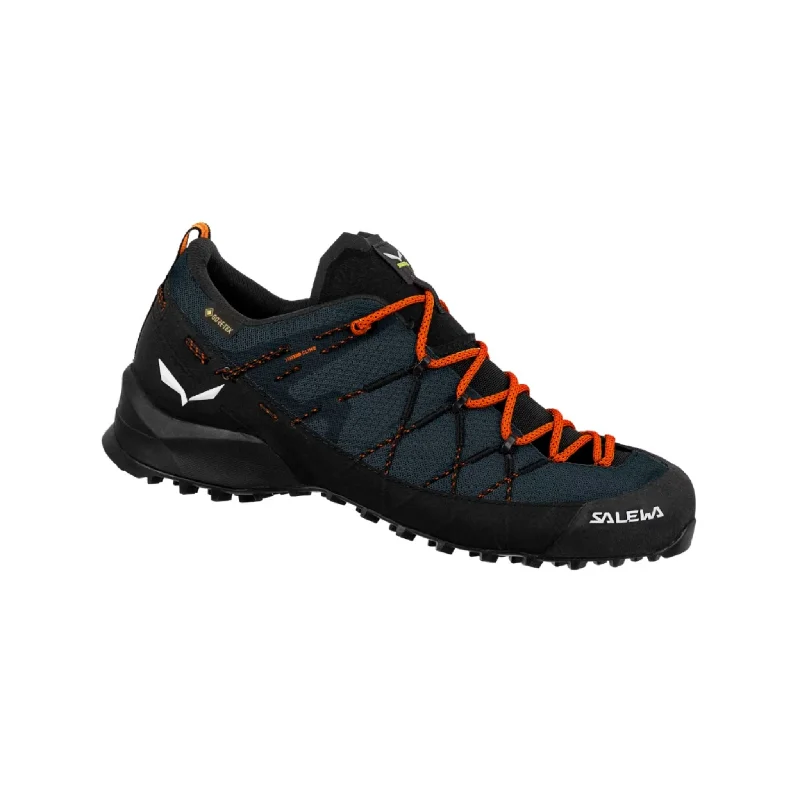 Outdoor Shoes with midsole cushion-Salewa Mens Wildfire 2 Gore-Tex Trail Running Shoe