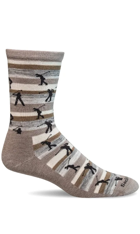 Hiking Socks for weekend trails-Men's Fairway Sock - Putty