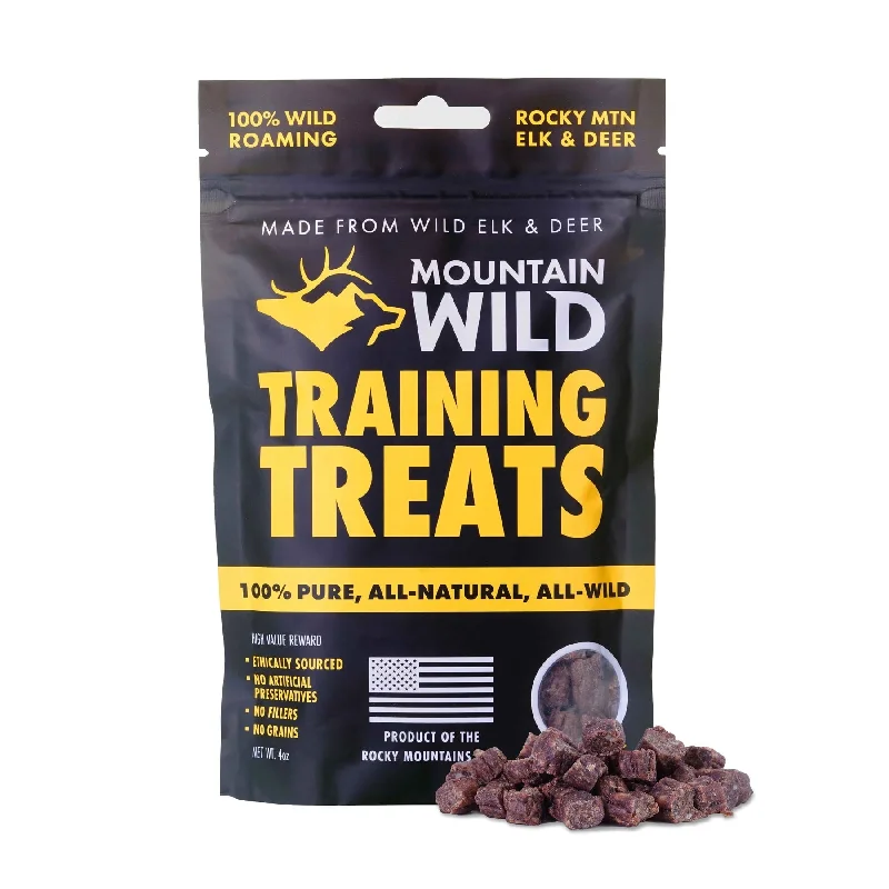 Wild Elk & Venison Training Treat Nibs - 4oz.