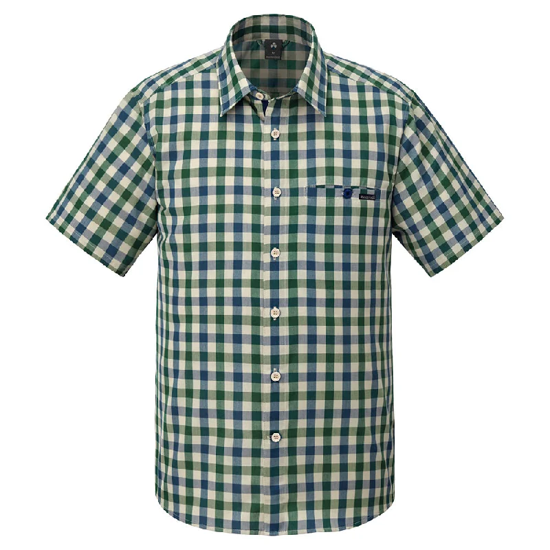 Hiking shirt unisex peak-Montbell Wickron Light Single Pocket Short Sleeve Shirt Men's