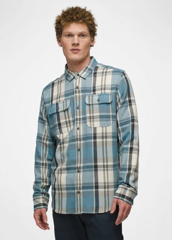 Hiking shirt back-vented peak-Men's Westbrook Flannel Shirt - High Tide