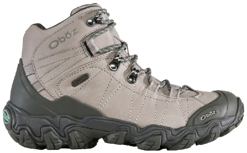 Outdoor Shoes for stress relief-Oboz Women's Bridger Mid B-DRY Waterproof