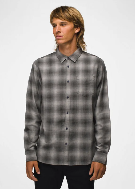 Hiking shirt green-tech trailblazer-Men's Los Feliz Flannel Shirt - Ashy