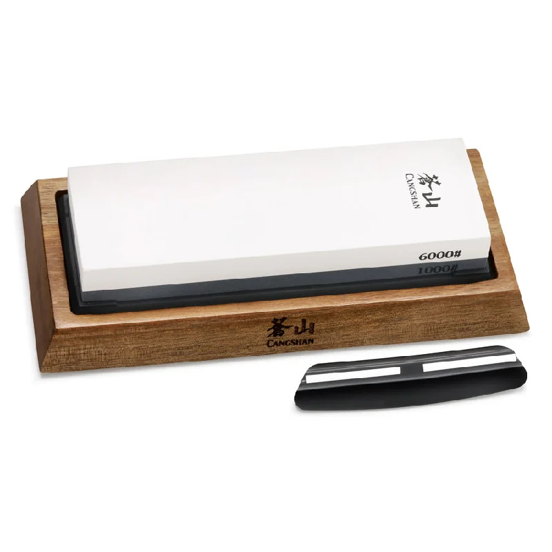 Dual-sided Whetstone Knife Sharpener