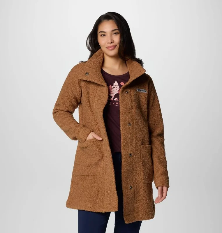 Affordable Hiking Jackets-Women's Panorama Long Jacket - Camel Brown