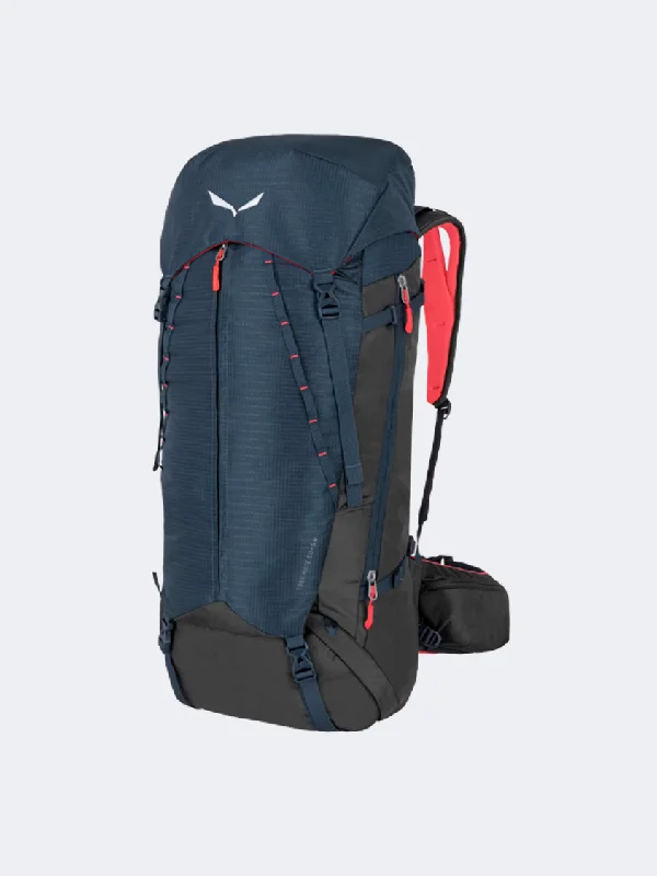 Climbing Bags for vast ridges-Salewa Trek Mate 50+5L Backpack Ng Bag Dar Denim