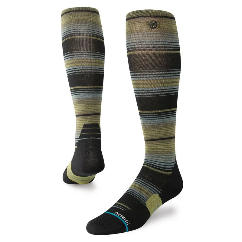 Hiking Socks for heavy walks-Lanak Pass Performance Wool Snow Over The Calf Sock