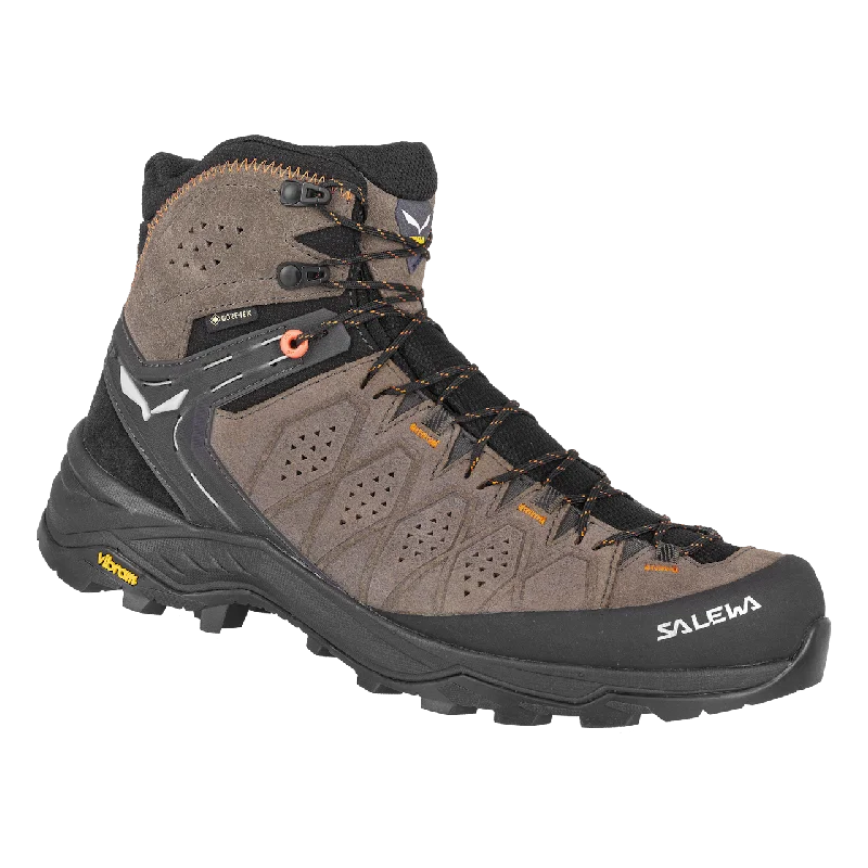 Alp Trainer 2 Mid GTX Hiking Boot - Wallnut/Fluo Orange