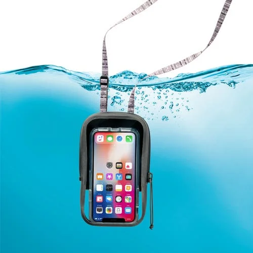 Runoff Waterproof Phone Case - Black