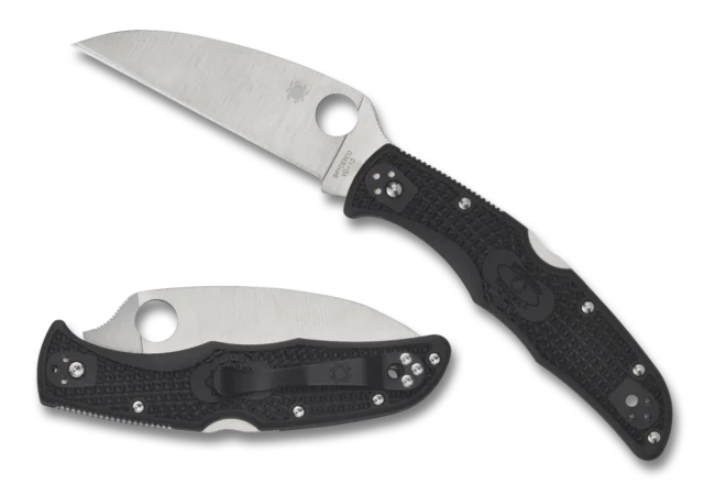 Endura® 4 FRN Black Wharncliffe - PlainEdge