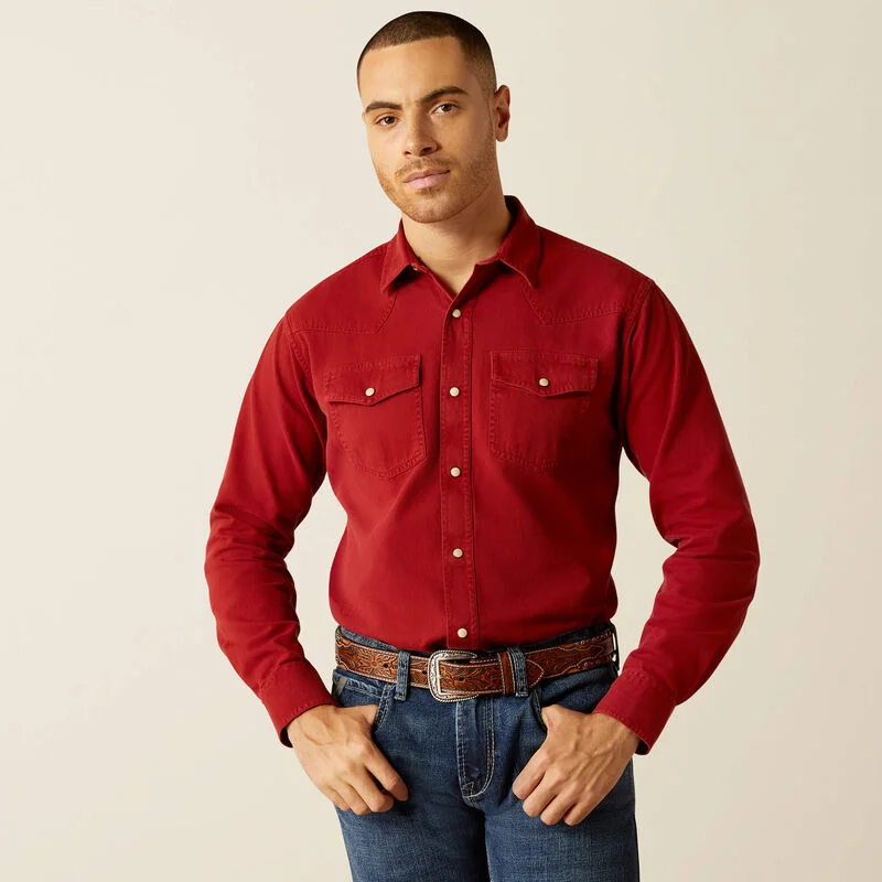 Hiking shirt trailblazer-Men's Jurlington Retro Fit Shirt - Rosewood