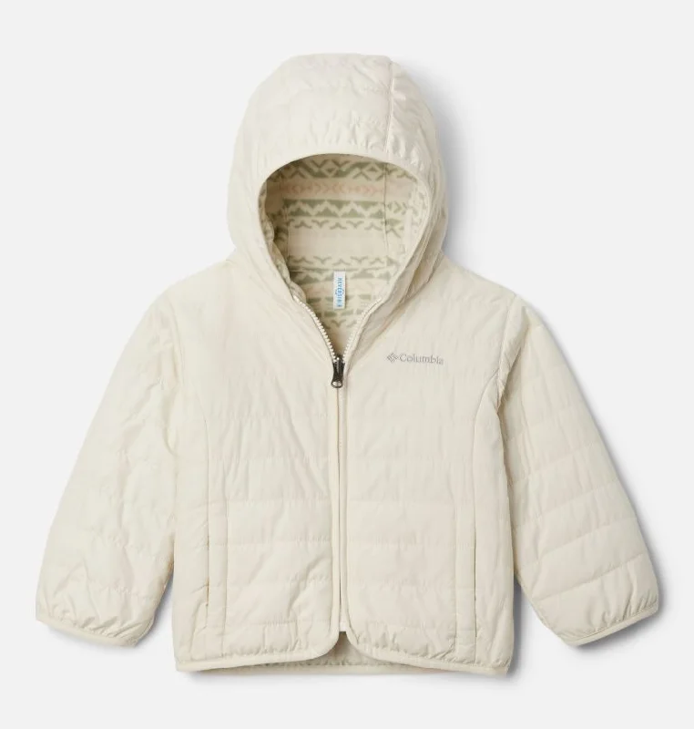 Hiking Jackets for Estuary Trails-Toddler Double Trouble II Jacket - Chalk/Ancient Fossil Madras