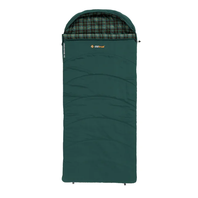 Climbing Bags for stony ascents-Oztrail Jindabyne Sleeping Bag 0 - Right Zip