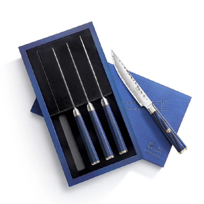 Kita Series 4-piece Steak Knife Set In Ash Chest