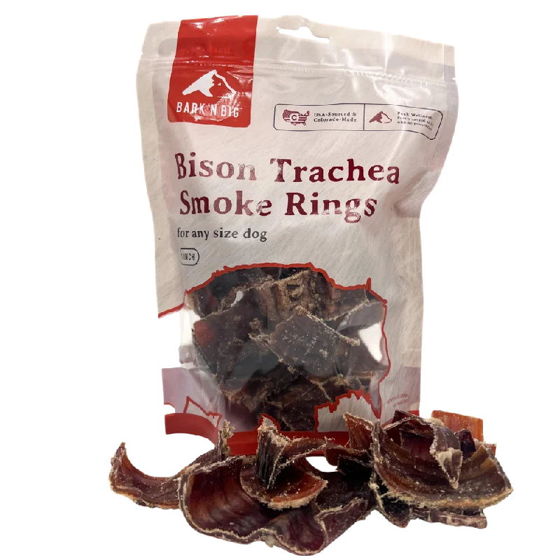 Bison Trachea Smoke Rings - 10oz