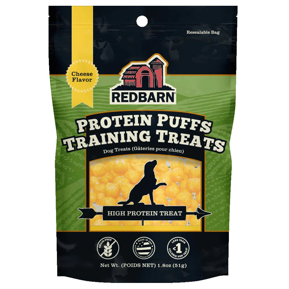 Protein Puffs Training Treats Cheese Flavor - 1.8oz