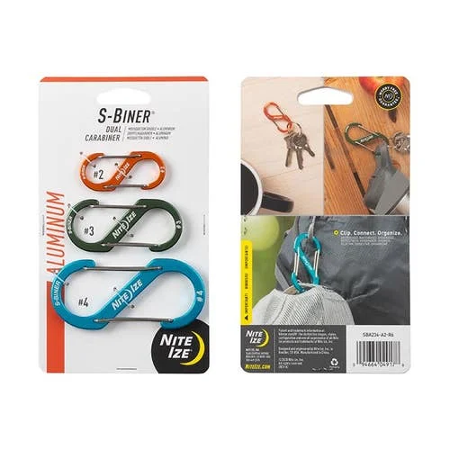 S-biner Dual Carabiner Aluminum Pack - Assorted Colors