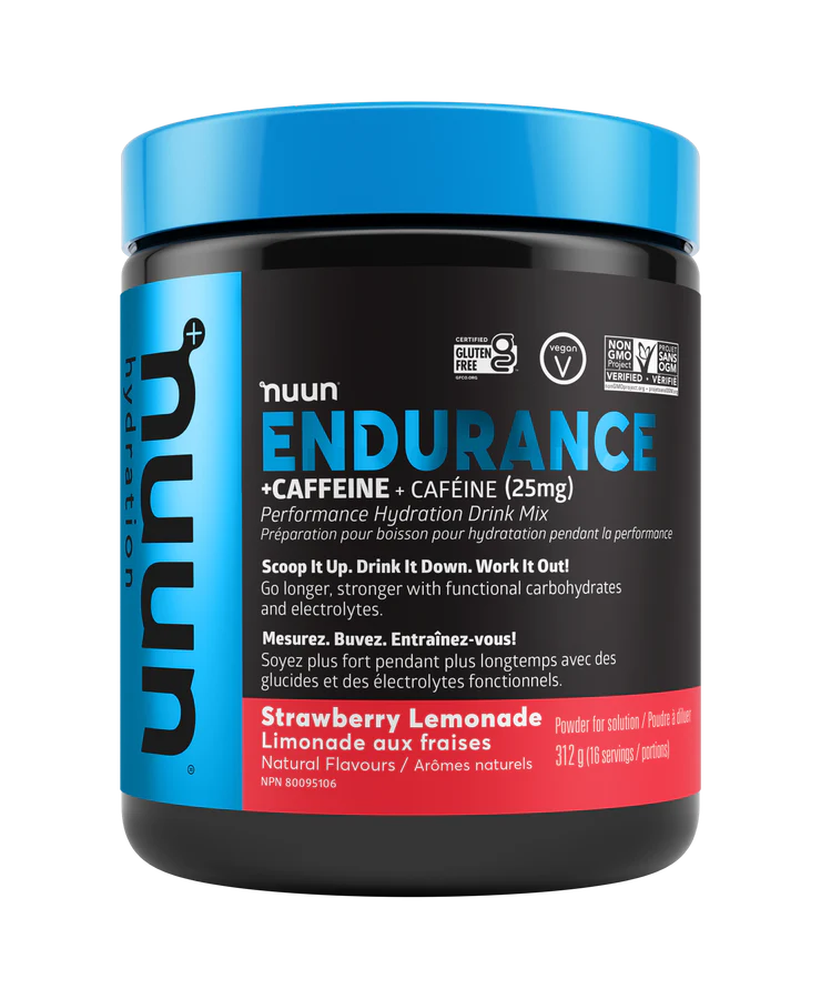 Endurance Drink Mix With Caffeine, 16 servings Jar