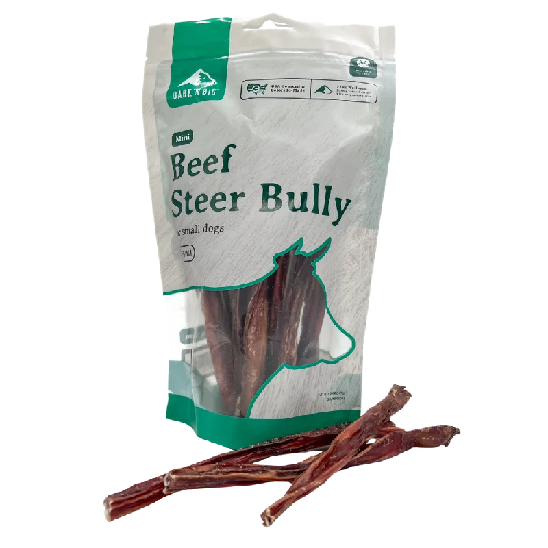 Beef Steer Bully Stick Mini 6in - 15ct.