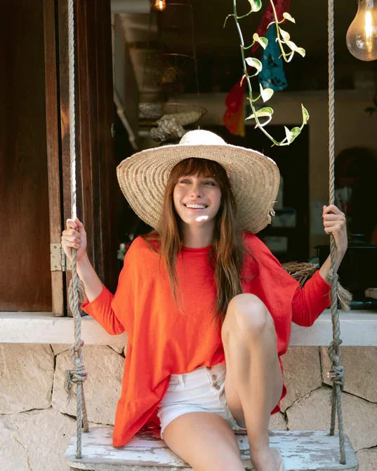 MOROCCAN RUSTIC STRAW HAT