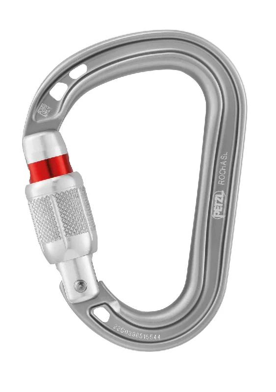 Rocha Screw-lock Carabiner Gray