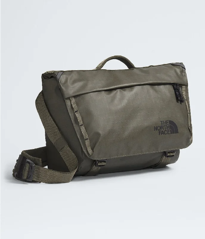 Climbing Bags for ridge ascents-Base Camp Voyager Messenger Bag - Taupe Green / Tnf Black