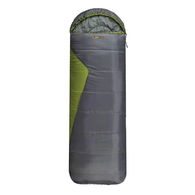 Climbing Bags firm comfort-Oztrail Blaxland Adult Hooded Sleeping Bag