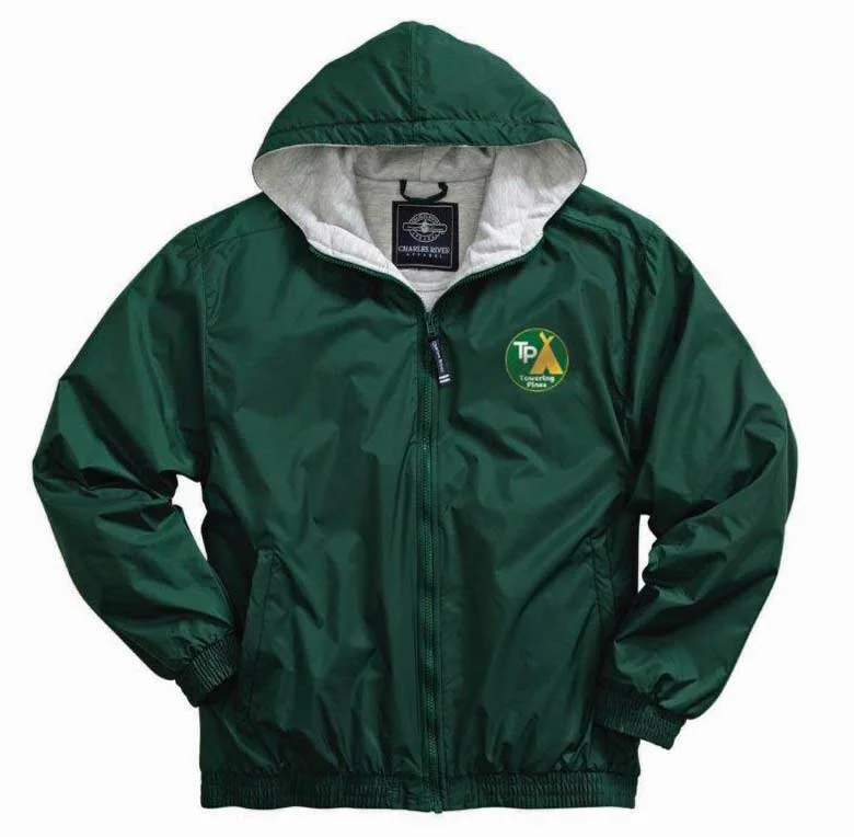 Hiking Jackets for Visibility-Towering Pines Camp Charles River Rain Jacket