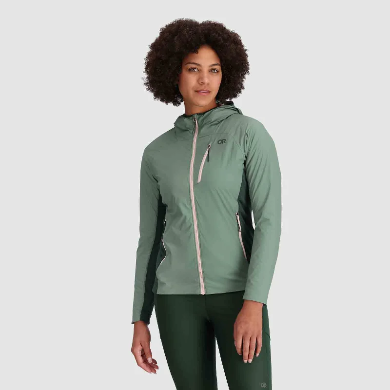 Hiking Jackets for Community Events-Womens Deviator Hoodie - Lightweight Insulated Jacket