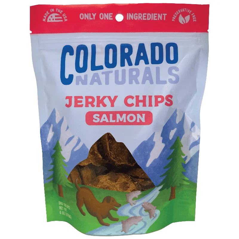 Colorado Naturals Salmon Jerky Chip Dog Treats - 6oz.