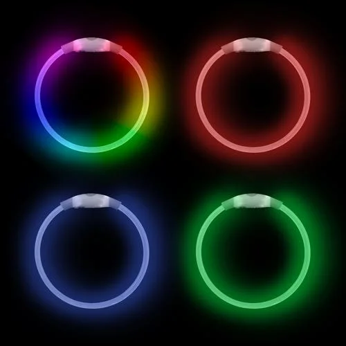 Nitehowl Mini Rechargeable Led Safety Necklace - Disco Select