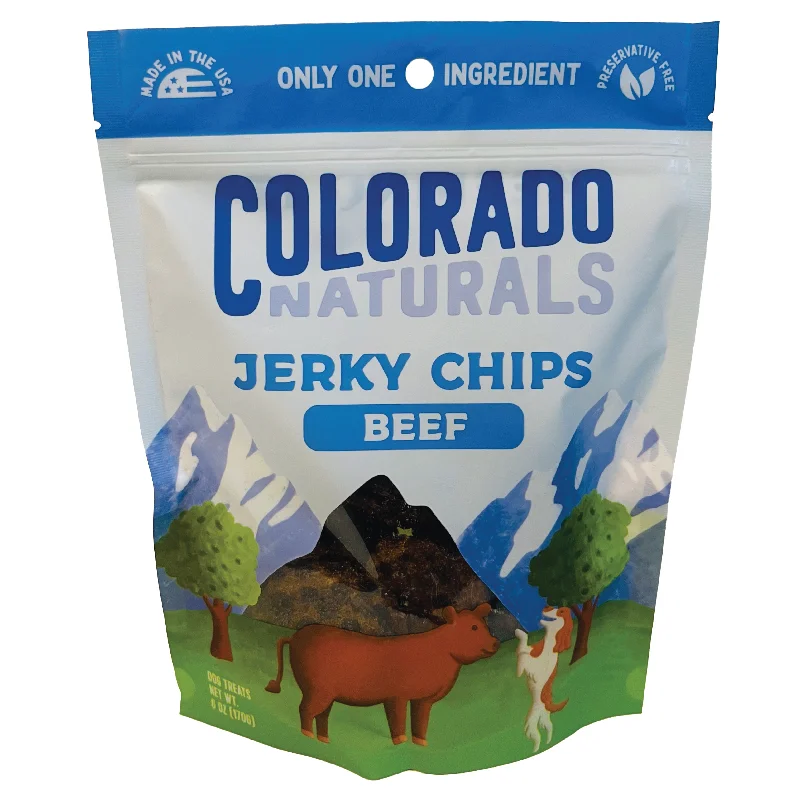 Colorado Naturals Beef Jerky Chip Dog Treats - 6oz.